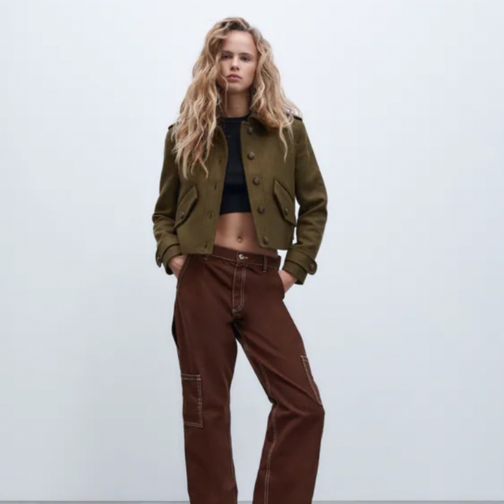 Fabric Blend Jacket